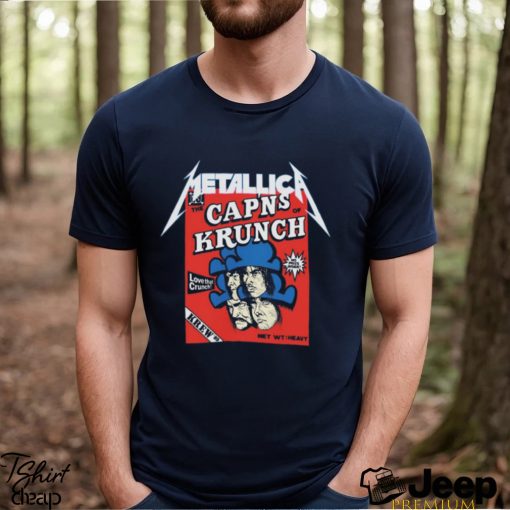 Vintage 1989 Metallica Capn S Of Krunch Krew Shirt