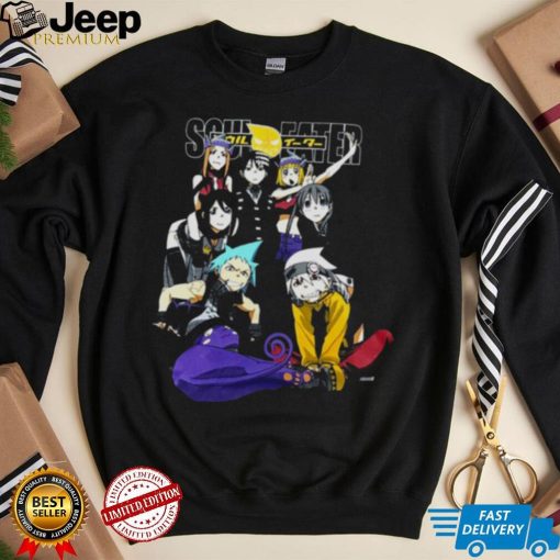 Vintage Adventure Manga Soul Eater Characters Cool Design shirt