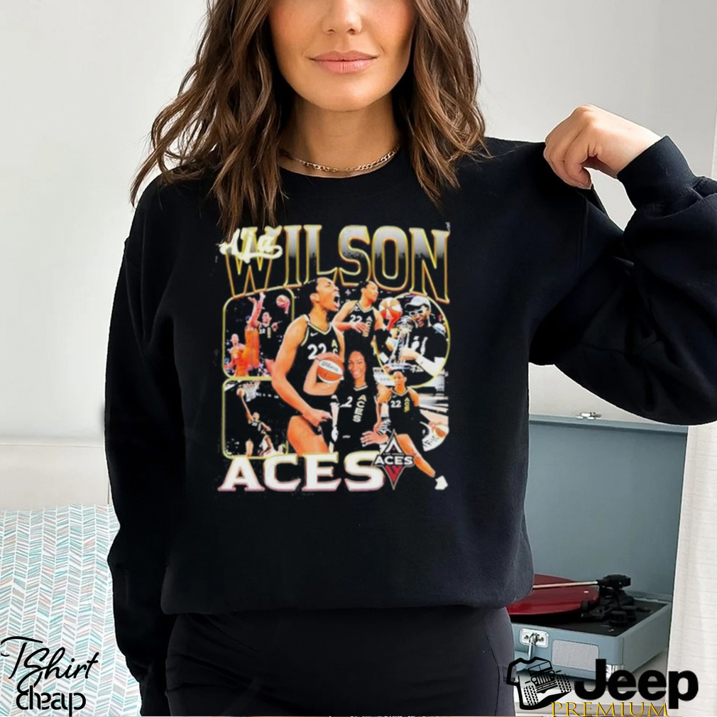 A'ja Wilson Las Vegas Aces 2023 WNBA champions Shirt