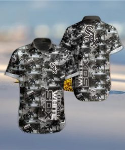 Vintage Aloha MLB Chicago White Sox Hawaiian Shirt Palm Trees Beach Trip Gift