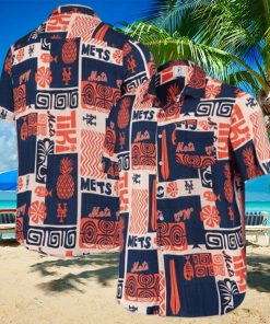 Vintage Aloha MLB New York Mets Hawaiian Shirt Beach Gift For Friend