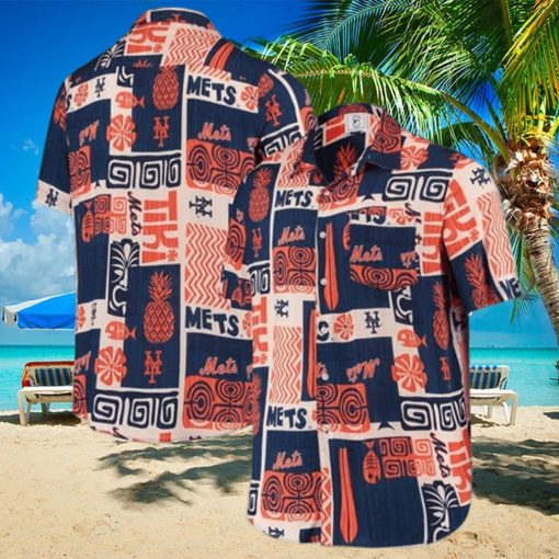 Vintage Aloha MLB New York Mets Hawaiian Shirt Beach Gift For Friend