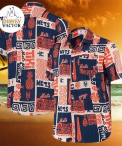 Vintage Aloha MLB New York Mets Hawaiian Shirt