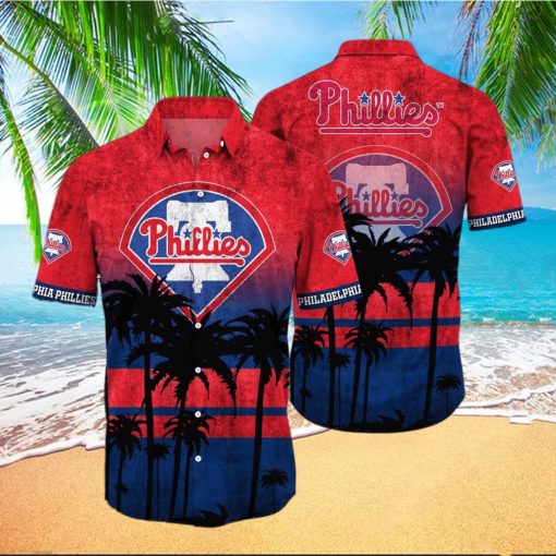 Vintage Aloha MLB Philadelphia Phillies Hawaiian Shirt