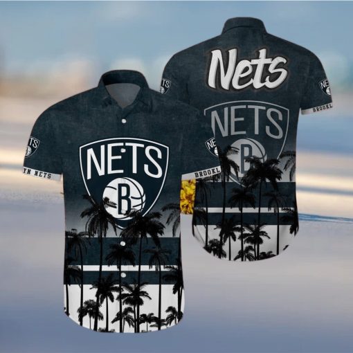 Vintage Aloha NBA Brooklyn Nets Hawaiian Shirt