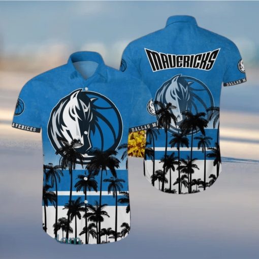 Vintage Aloha NBA Dallas Mavericks Hawaiian Shirt