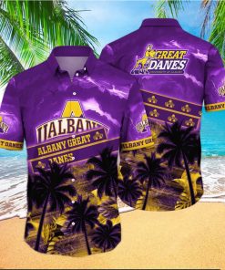 Vintage Aloha NCAA Albany Great Danes Hawaiian Shirt Summer Holiday Gift