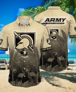 Vintage Aloha NCAA Army Black Knights Hawaiian Shirt Beach Lovers Gift