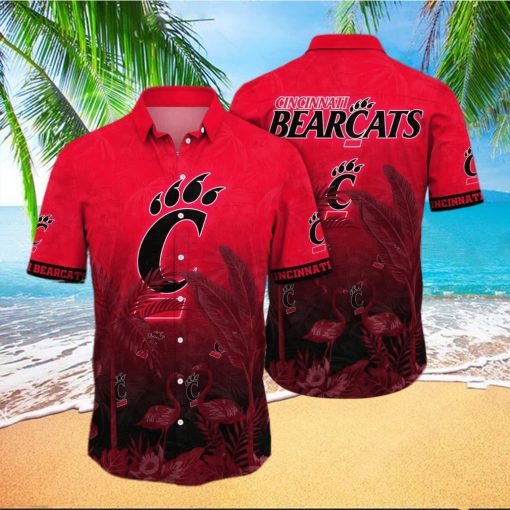 Vintage Aloha NCAA Cincinnati Bearcats Hawaiian Shirt Beach Lovers Gift