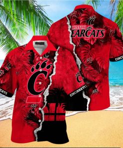 Vintage Aloha NCAA Cincinnati Bearcats Hawaiian Shirt Custom Name Beach Gift For Dad