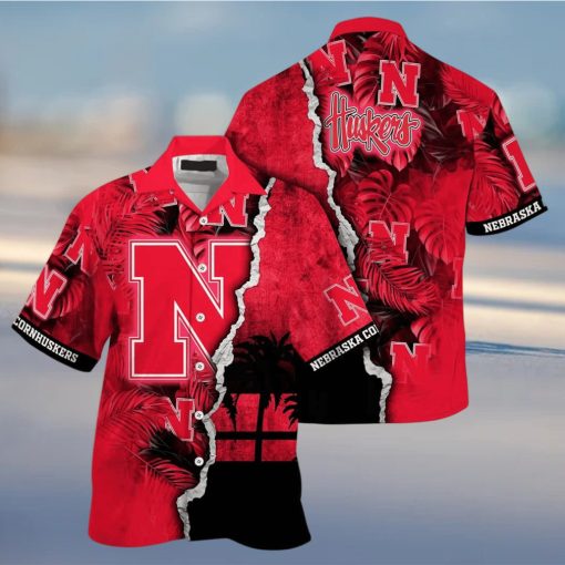 Vintage Aloha NCAA Nebraska Cornhuskers Hawaiian Shirt Gift For Beach Trip