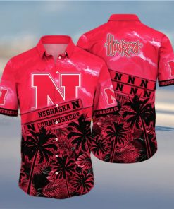 Vintage Aloha NCAA Nebraska Cornhuskers Hawaiian Shirt Summer Vacation Gift