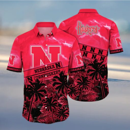 Vintage Aloha NCAA Nebraska Cornhuskers Hawaiian Shirt Summer Vacation Gift