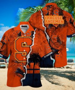 Vintage Aloha NCAA Syracuse Orange Hawaiian Shirt Summer Name Beach Gift For Friend