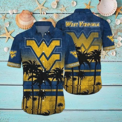 Vintage Aloha NCAA Virginia Mountaineers Hawaiian Shirt