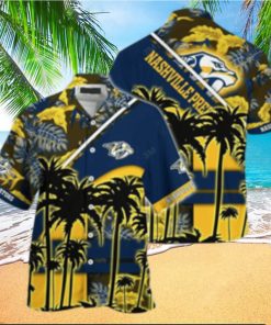 Vintage Aloha NHL Nashville Predators Hawaiian Shirt Beach Gift For Him