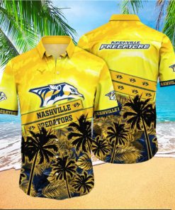 Vintage Aloha NHL Nashville Predators Hawaiian Shirt