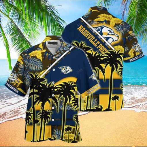 Vintage Aloha NHL Nashville Predators Hawaiian Shirts