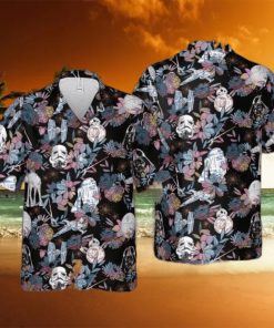 Vintage Aloha Star Wars Hawaiian Shirt BB 8 R2 – D2 Stormtroopers Summer Gift For Friend