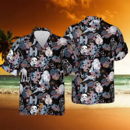 Vintage Aloha Star Wars Hawaiian Shirt BB 8 R2 – D2 Stormtroopers Summer Gift For Friend