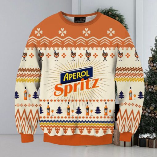 Vintage Aperol Spritz 05 3D Printed Christmas Ugly Sweater