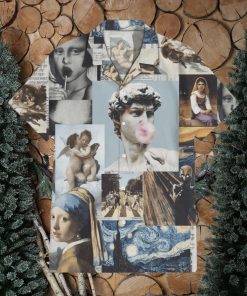 Vintage Art Print Hawaiian Shirt