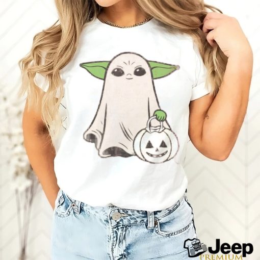 Vintage Baby Yoda Ghost Halloween Shirts Star Wars Shirt