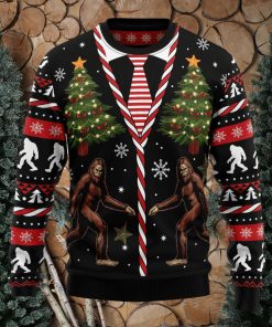 Vintage Bigfoot Ugly Christmas Sweater Thankgiving Gift Men Women