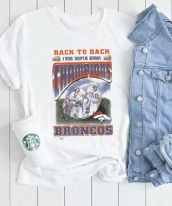 Vintage Broncos Super Bowl Champions XXXIII Back to back broncos 1998 2023 Shirt