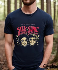 Vintage Bruno Mars Planet Merch, An Evening With Silk Sonic Bruno Mars Anderson Paak Sweatshirt