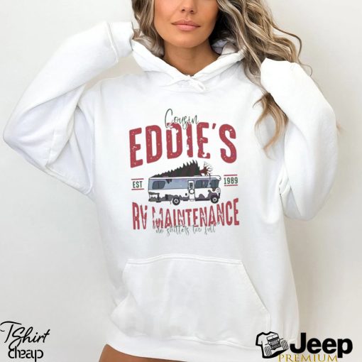 Vintage Cousin Eddies RV Maintenance Funny Christmas Shirt