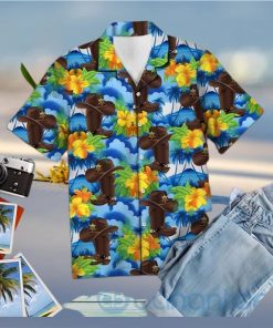 Vintage Cowboy Hibiscus Tropical Hawaiian Shirt