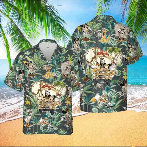 Vintage Disney Animal Kingdom Mickey And Friends Cool Hawaiian Shirt – Thoughtful Personalized Gift For The Whole Family