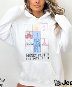 Vintage Disney Castle The Royal Tour Shirt Princess Wdw Disneyland Girl Trip Concert Music