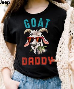 Vintage Goat Funny Daddy Cute Goat Sunglasses Farmer Family Pullover Hoodie