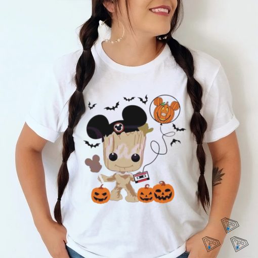 Vintage Groot Disney Mickey Ears Pumpkin Shirt