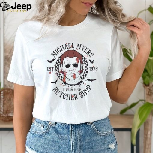 Vintage Halloween Michael Myers Butcher Shop Shirt