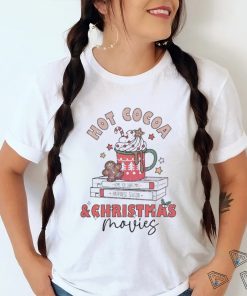 Vintage Hot Cocoa Christmas Movies Shirt