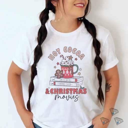 Vintage Hot Cocoa Christmas Movies Shirt