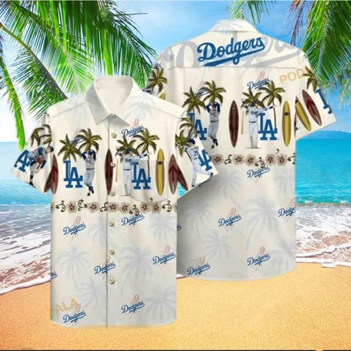 Vintage Los Angeles Dodgers Funny Hawaiian Shirt