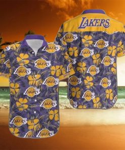 Vintage Los Angeles Lakers Hawaiian Shirt Basketball NBA hawaiian shirt