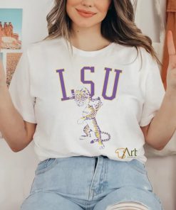 Vintage Lsu Dunking Tiger Basketball Shirt