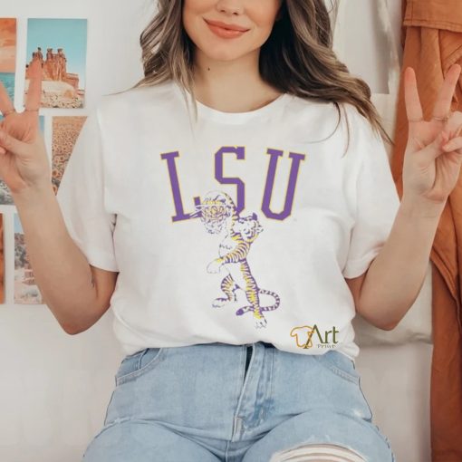 Vintage Lsu Dunking Tiger Basketball Shirt