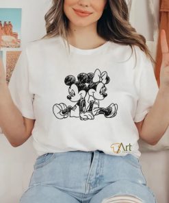 Vintage Mickey And Minnie Shirt Mouse Disney Unisex Hoodie