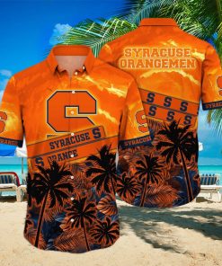 Vintage NCAA Syracuse Orange Hawaiian Shirt Gift For Beach Lovers