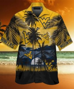 Vintage NCAA West Virginia Mountaineers WVU Hawaiian Shirt Gift For Beach Vacation