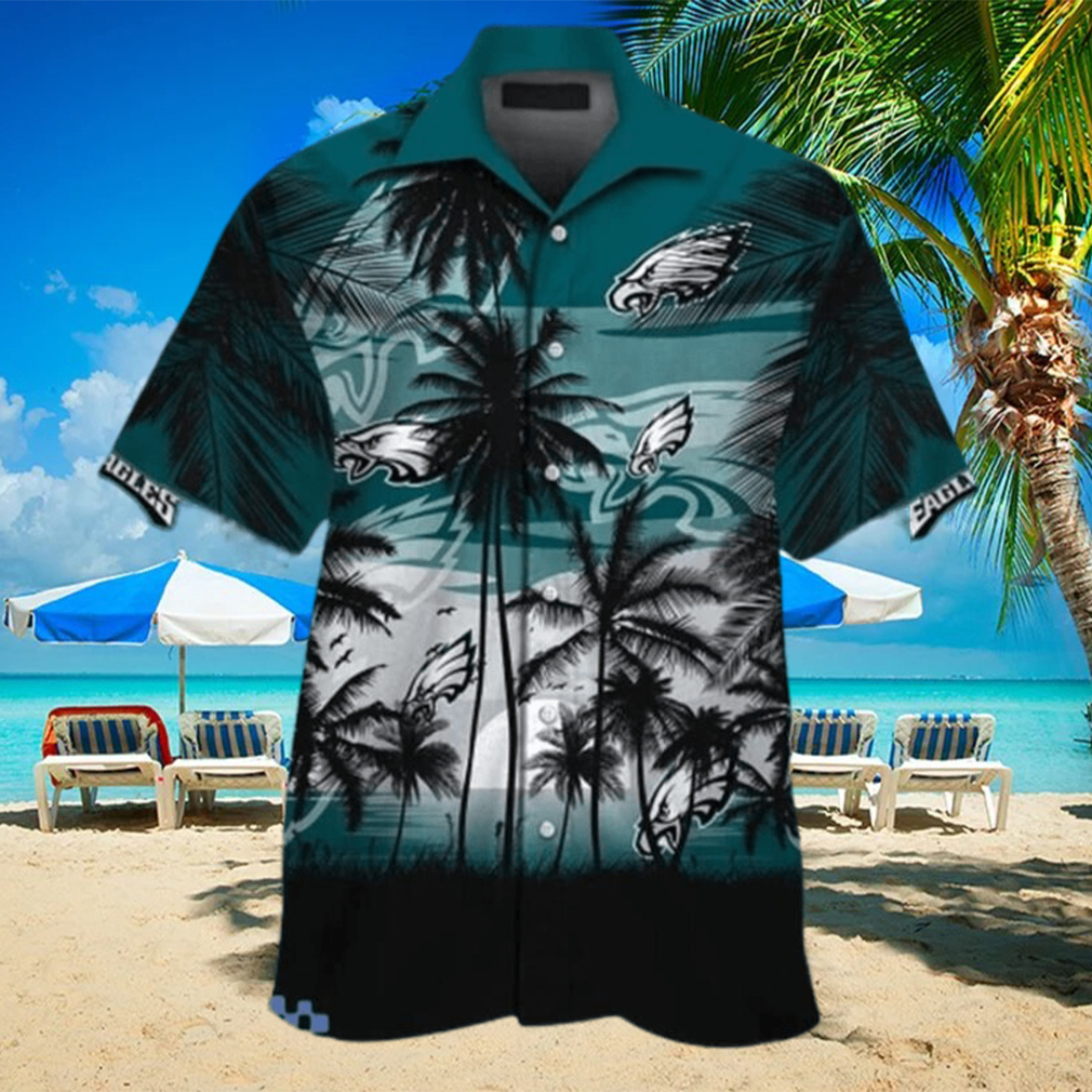 Philadelphia Eagles Retro Logo Hawaiian Shirt