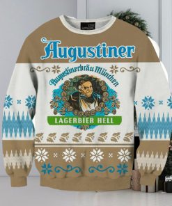 Vintage Our Beers Augustiner Ugly Christmas Sweater, Gift for Christmas Holiday