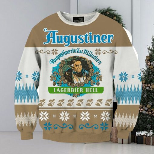 Vintage Our Beers Augustiner Ugly Christmas Sweater, Gift for Christmas Holiday