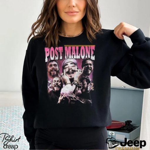 Vintage Post Malone Shirt Tour Bootleg Posty T Shirt Unisex